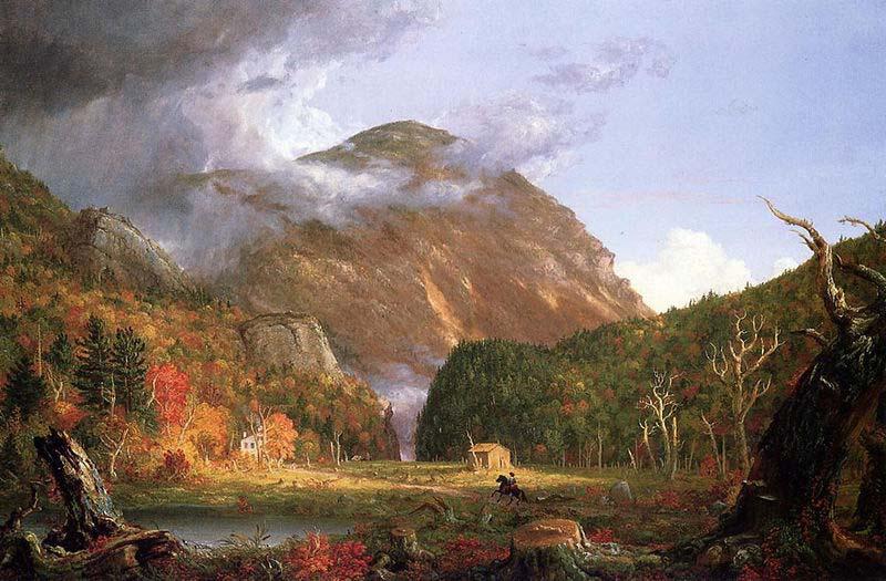 Wikioo.org – L'Enciclopedia delle Belle Arti - Pittura, Opere di Thomas Cole - la tacca delle montagne bianche ( crawford notch )