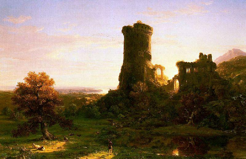 Wikioo.org - The Encyclopedia of Fine Arts - Painting, Artwork by Thomas Cole - The Present