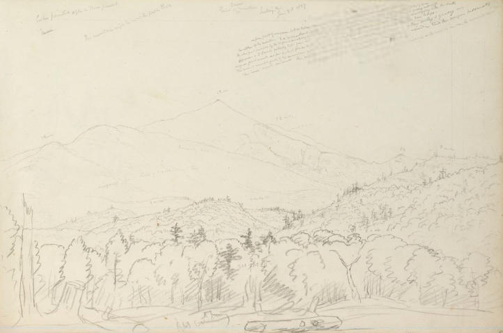 WikiOO.org - Encyclopedia of Fine Arts - Lukisan, Artwork Thomas Cole - View of Schroon Mountain