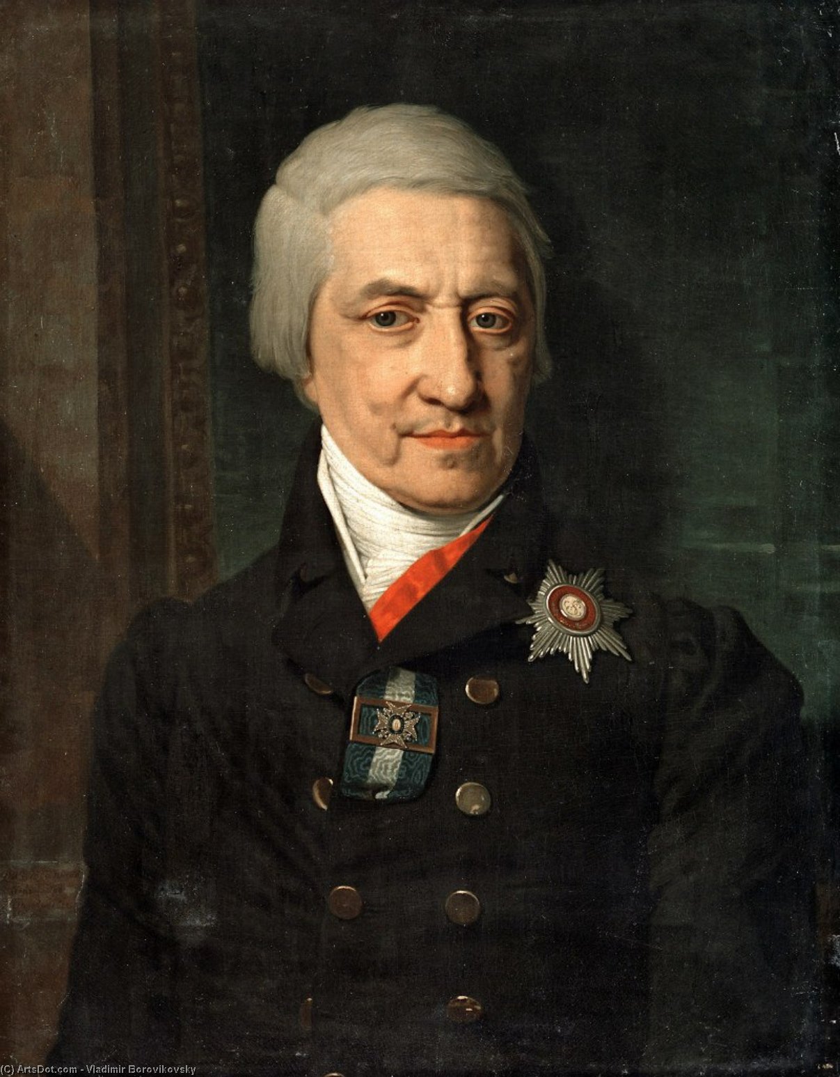WikiOO.org - 백과 사전 - 회화, 삽화 Vladimir Lukich Borovikovsky - Portrait of Koshelev