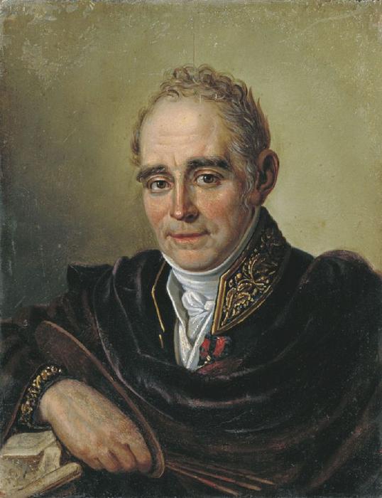 WikiOO.org - Enciklopedija dailės - Tapyba, meno kuriniai Vladimir Lukich Borovikovsky - Portrait of Vladimir Borovikovsky