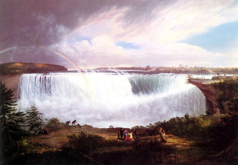 Wikioo.org - The Encyclopedia of Fine Arts - Painting, Artwork by Alvan Fisher - The Great Horseshoe Falls, Niagara