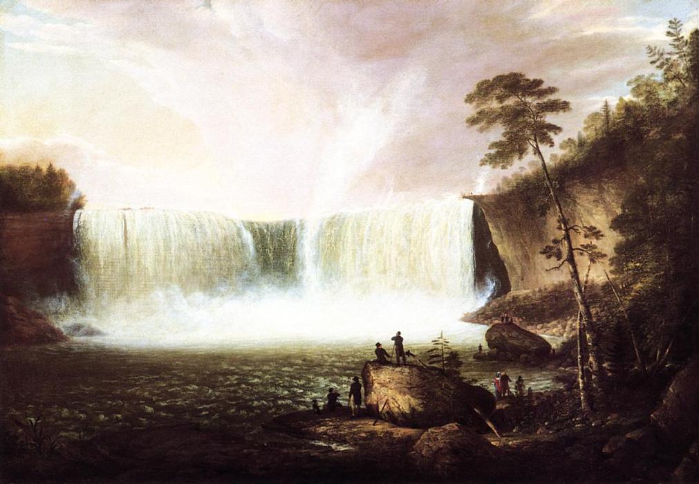 Wikioo.org - The Encyclopedia of Fine Arts - Painting, Artwork by Alvan Fisher - View of Niagara Falls (no.1)