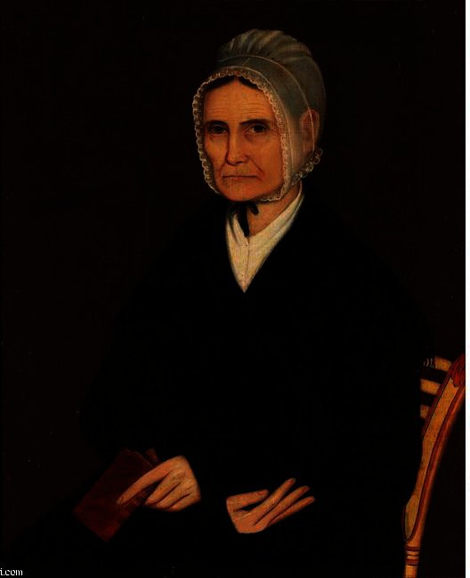 Wikioo.org - The Encyclopedia of Fine Arts - Painting, Artwork by Ammi Phillips - PORTAIT OF POLLY SMITH HUSTED (MRS. PETER HUSTED)