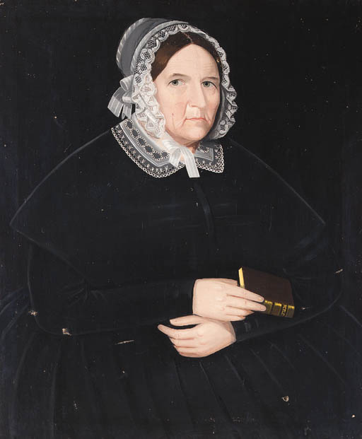 WikiOO.org - אנציקלופדיה לאמנויות יפות - ציור, יצירות אמנות Ammi Phillips - Portrait of Sarah (Sally) Totten Sutherland