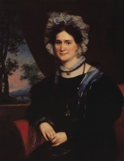 Wikioo.org - สารานุกรมวิจิตรศิลป์ - จิตรกรรม Charles Bird King - Portrait of Mrs. William Creighton (Elizabeth Meade Creighton)