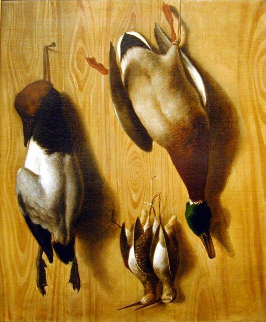 Wikioo.org - The Encyclopedia of Fine Arts - Painting, Artwork by Charles Fraser - Still Life (Ducks and Snipe)