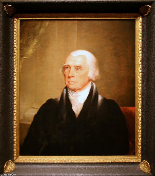 Wikioo.org - The Encyclopedia of Fine Arts - Painting, Artwork by Chester Harding - James Madison