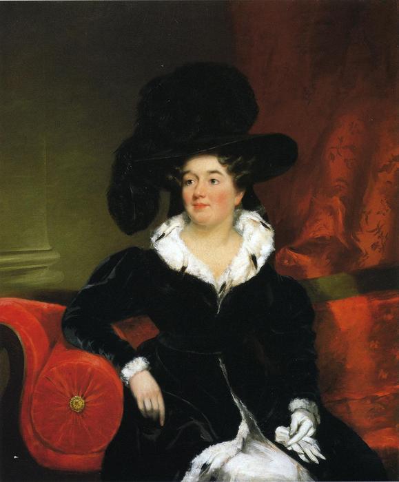 WikiOO.org - Enciklopedija dailės - Tapyba, meno kuriniai Chester Harding - Mrs. Samuel Appleton (Julia Webster)