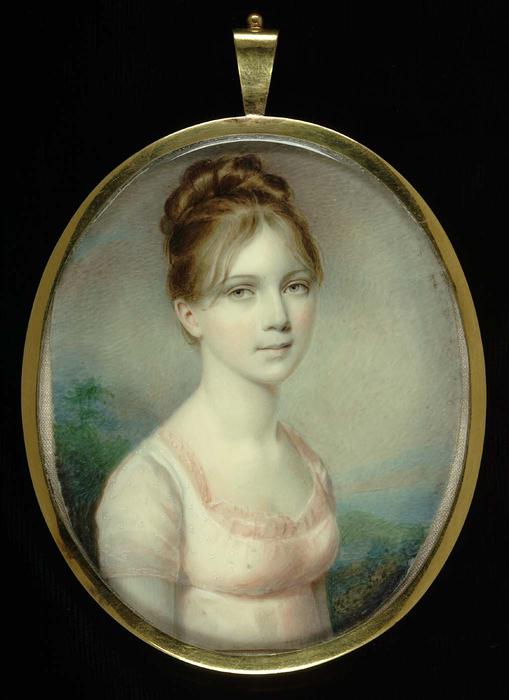 WikiOO.org - Encyclopedia of Fine Arts - Maleri, Artwork Edward Greene Malbone - Henry B. Bounetheau's Aunt