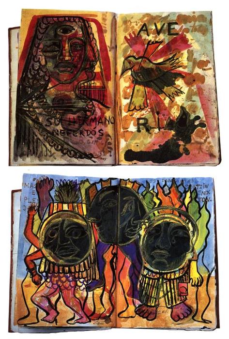 WikiOO.org - Енциклопедия за изящни изкуства - Живопис, Произведения на изкуството Frida Kahlo - Diary pages 2