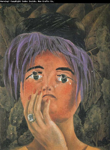 Wikioo.org - สารานุกรมวิจิตรศิลป์ - จิตรกรรม Frida Kahlo - La máscara