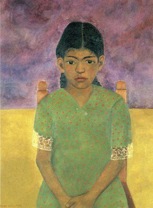 WikiOO.org - Enciclopédia das Belas Artes - Pintura, Arte por Frida Kahlo - La niña Virginia