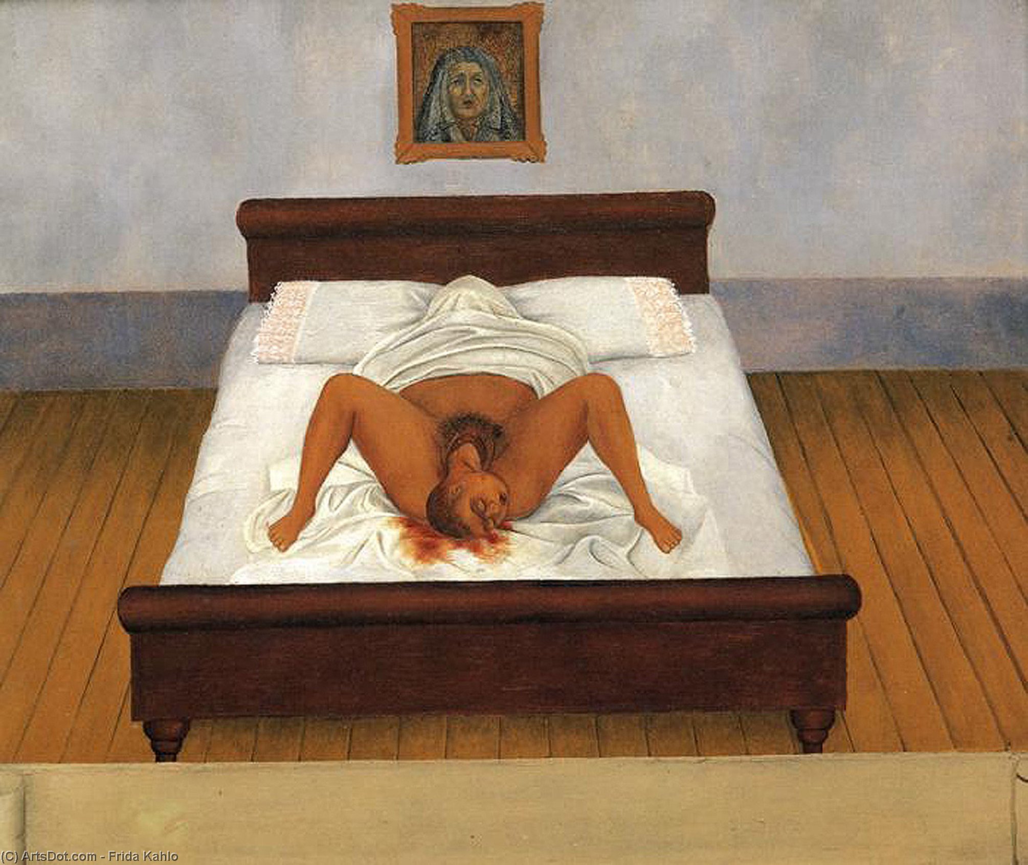 Wikioo.org - สารานุกรมวิจิตรศิลป์ - จิตรกรรม Frida Kahlo - My Birth