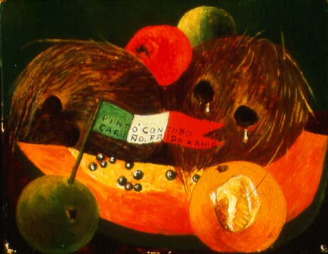WikiOO.org - Encyclopedia of Fine Arts - Maľba, Artwork Frida Kahlo - Weeping Coconuts