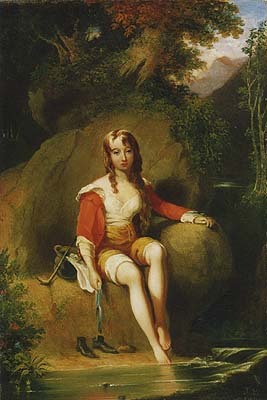 WikiOO.org - אנציקלופדיה לאמנויות יפות - ציור, יצירות אמנות Jacob Eichholtz - Dorothea 1841