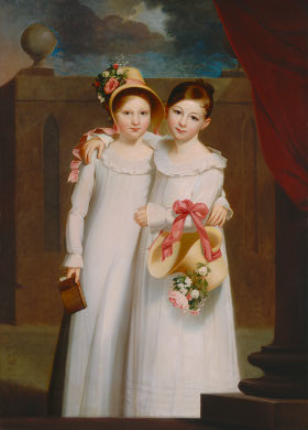 WikiOO.org - Енциклопедія образотворчого мистецтва - Живопис, Картини
 Jacob Eichholtz - The Ragan Sisters