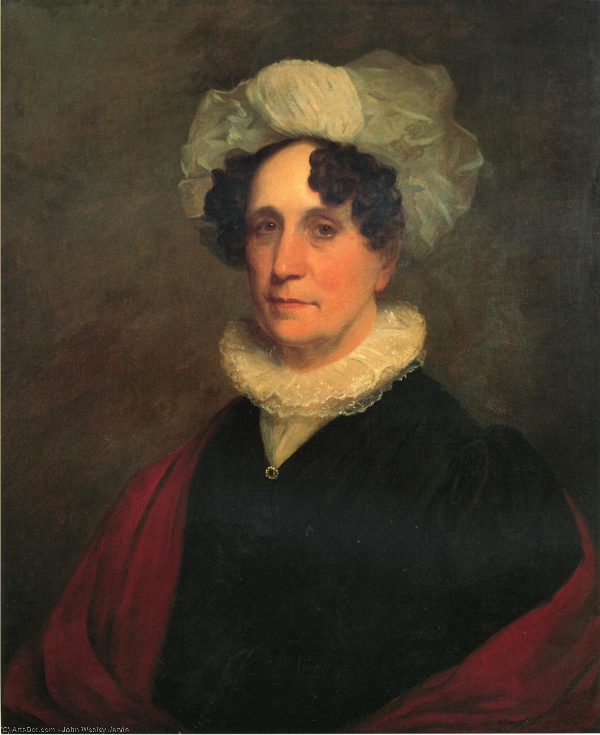 WikiOO.org - Encyclopedia of Fine Arts - Maalaus, taideteos John Wesley Jarvis - Mrs. William Palfrey