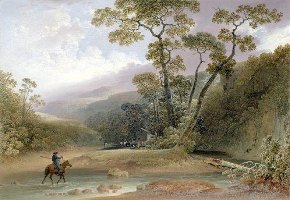 WikiOO.org - Encyclopedia of Fine Arts - Maľba, Artwork Joshua Shaw - North Carolina, Approaching The Allegheny Mountains