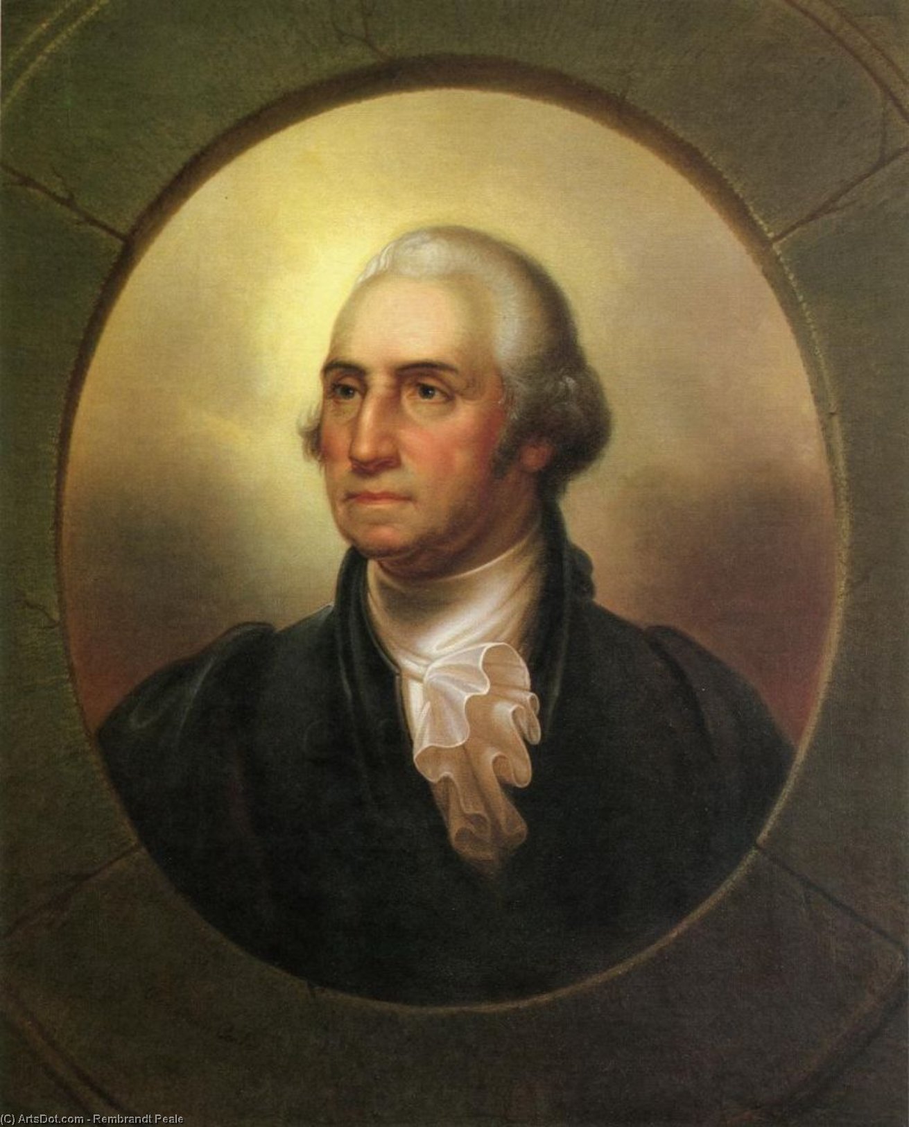 Wikioo.org - The Encyclopedia of Fine Arts - Painting, Artwork by Rembrandt Peale - George Washington as Patriae Pater
