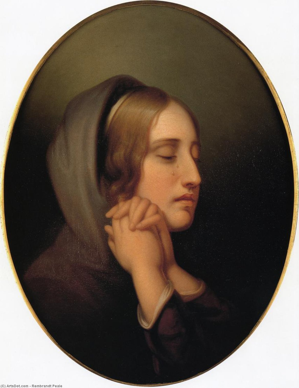 Wikioo.org - The Encyclopedia of Fine Arts - Painting, Artwork by Rembrandt Peale - Pearl of Grief