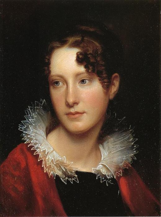 Wikioo.org - The Encyclopedia of Fine Arts - Painting, Artwork by Rembrandt Peale - Portrait of Rosalba Peale