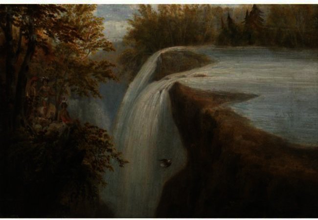 WikiOO.org - Εγκυκλοπαίδεια Καλών Τεχνών - Ζωγραφική, έργα τέχνης Robert Havell - PATERSON FALLS