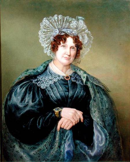 Wikioo.org - The Encyclopedia of Fine Arts - Painting, Artwork by Rolinda Sharples - Portrait of Mrs. Ellen Sharples