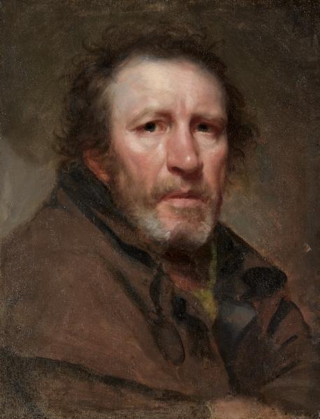 Wikioo.org - The Encyclopedia of Fine Arts - Painting, Artwork by Samuel Lovett Waldo - Old Pat, The Independent Beggar