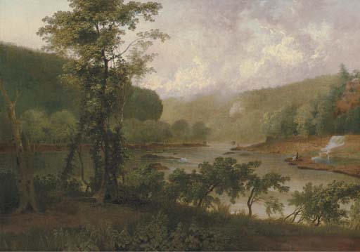 WikiOO.org - Encyclopedia of Fine Arts - Lukisan, Artwork Thomas Doughty - Harper's Ferry, Virginia 1