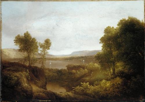 WikiOO.org - Εγκυκλοπαίδεια Καλών Τεχνών - Ζωγραφική, έργα τέχνης Thomas Doughty - On the Hudson