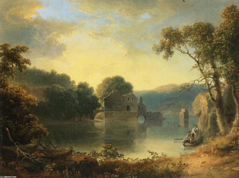 WikiOO.org - Encyclopedia of Fine Arts - Målning, konstverk Thomas Doughty - Ruins in a Landscape