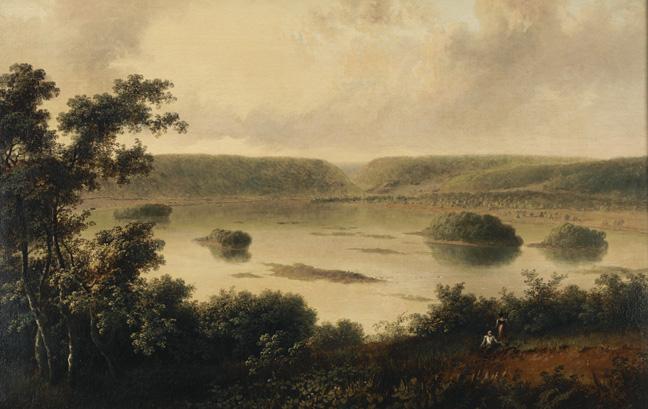 WikiOO.org - Εγκυκλοπαίδεια Καλών Τεχνών - Ζωγραφική, έργα τέχνης Thomas Doughty - View on the Susquehanna near Harrisburg