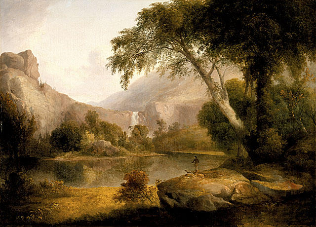 Wikioo.org – L'Encyclopédie des Beaux Arts - Peinture, Oeuvre de Thomas Doughty - blanc montagnes , le new hampshire
