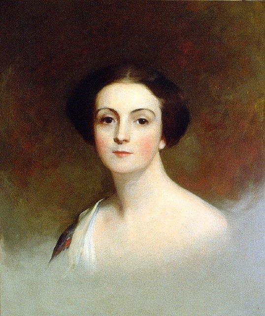 Wikioo.org - The Encyclopedia of Fine Arts - Painting, Artwork by Thomas Sully - Frances Milward Blamyer
