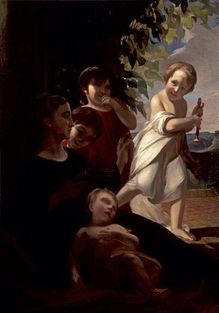 Wikioo.org - The Encyclopedia of Fine Arts - Painting, Artwork by Thomas Sully - he Sully Children