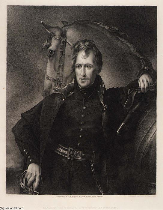 Wikioo.org - Encyklopedia Sztuk Pięknych - Malarstwo, Grafika Thomas Sully - Major General Andrew Jackson