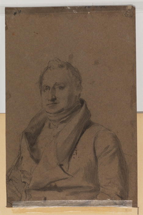WikiOO.org - Encyclopedia of Fine Arts - Maľba, Artwork Thomas Sully - Portrait of a man (verso)