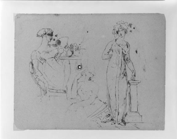 WikiOO.org - Encyclopedia of Fine Arts - Målning, konstverk Thomas Sully - Sketch 32