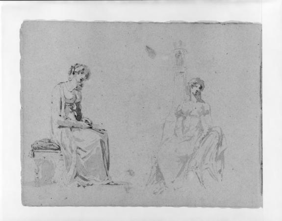 Wikioo.org - The Encyclopedia of Fine Arts - Painting, Artwork by Thomas Sully - Sketch 53