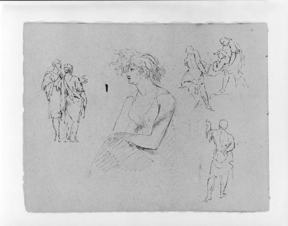 Wikioo.org - The Encyclopedia of Fine Arts - Painting, Artwork by Thomas Sully - Sketch 9
