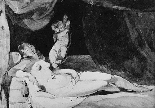 Wikioo.org - The Encyclopedia of Fine Arts - Painting, Artwork by Thomas Sully - Sleeping Venus