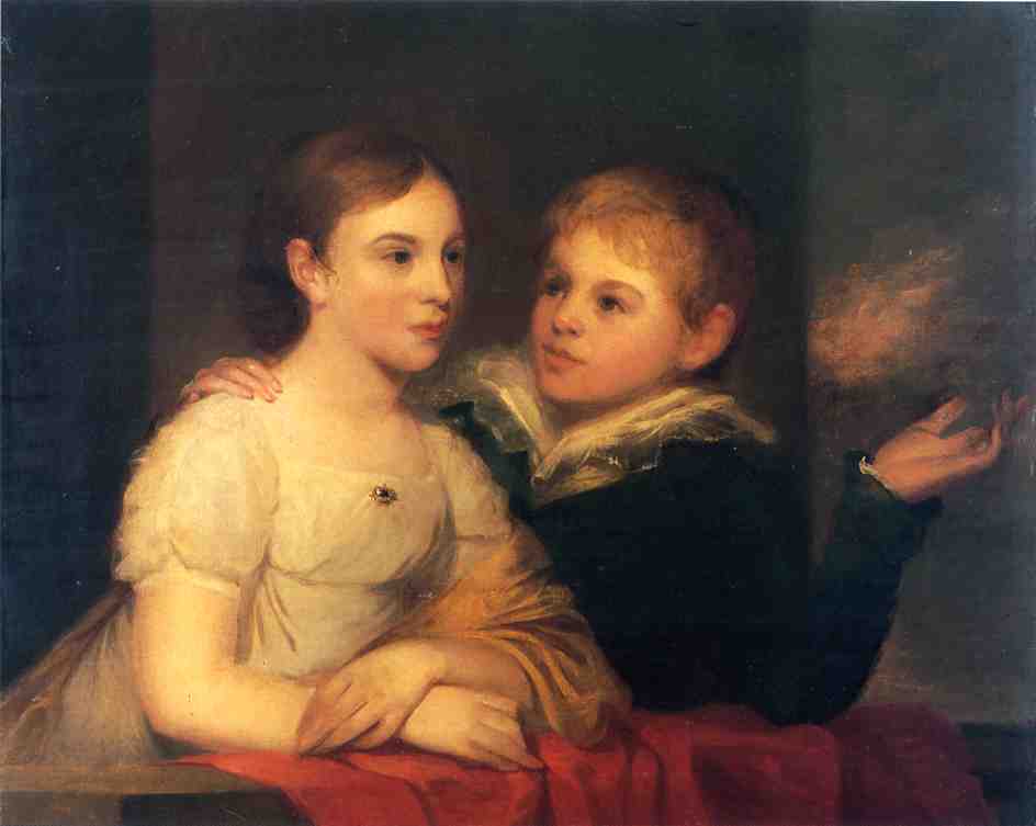Wikioo.org - The Encyclopedia of Fine Arts - Painting, Artwork by Thomas Sully - The Brinton Children