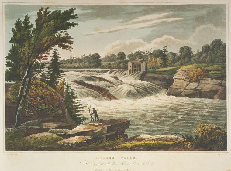 Wikioo.org - The Encyclopedia of Fine Arts - Painting, Artwork by William Guy Wall - Baker's Falls