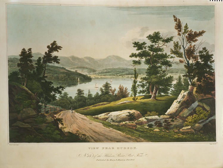 Wikioo.org - Bách khoa toàn thư về mỹ thuật - Vẽ tranh, Tác phẩm nghệ thuật William Guy Wall - View near Hudson