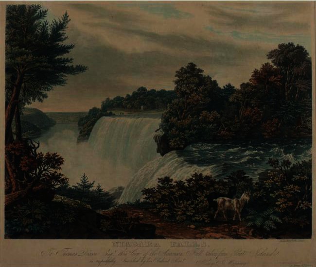 Wikioo.org - Die Enzyklopädie bildender Kunst - Malerei, Kunstwerk von William James Bennett - Niagara Abstürze 1