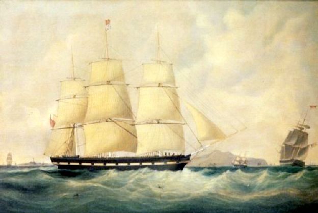 WikiOO.org - אנציקלופדיה לאמנויות יפות - ציור, יצירות אמנות William Smith Jewett - Ship Huntress