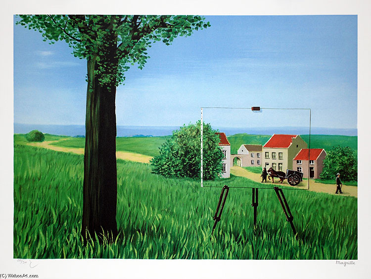 WikiOO.org - 百科事典 - 絵画、アートワーク Rene Magritte - ラ·ベルキャプティブ