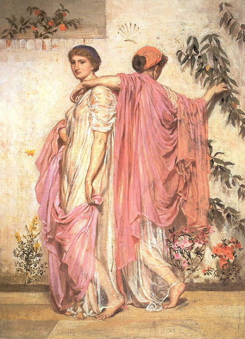 WikiOO.org - אנציקלופדיה לאמנויות יפות - ציור, יצירות אמנות Albert Joseph Moore - Apricots