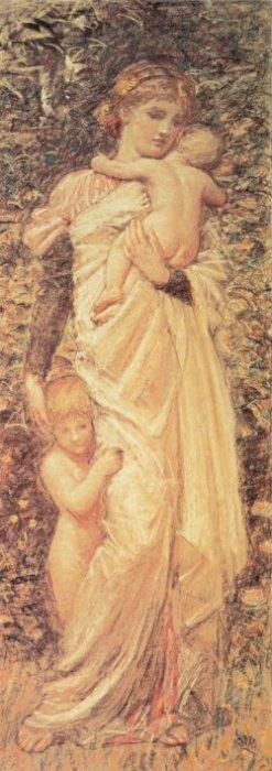 WikiOO.org - Encyclopedia of Fine Arts - Maleri, Artwork Albert Joseph Moore - Caritas